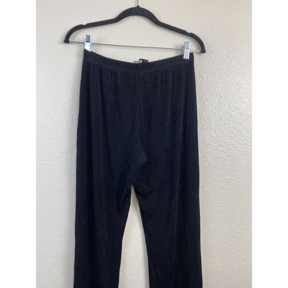 Chico's Travelers Black Slinky Pull on Pants Women 6 Knit Career Neutral Stretch - Picture 13 of 13